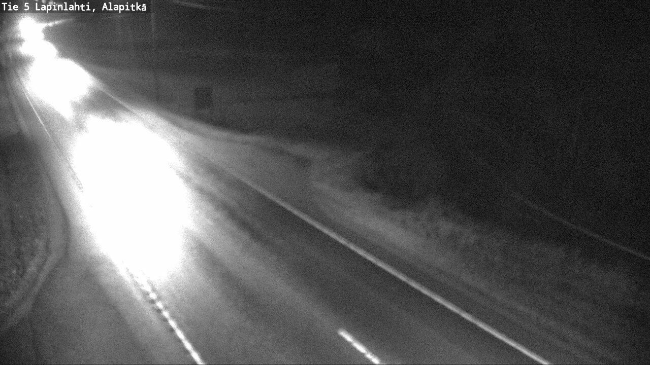 Weather Camera Image Road 5 Lapinlahti, Alapitkä, Lapinlahti, Pohjois-Savo