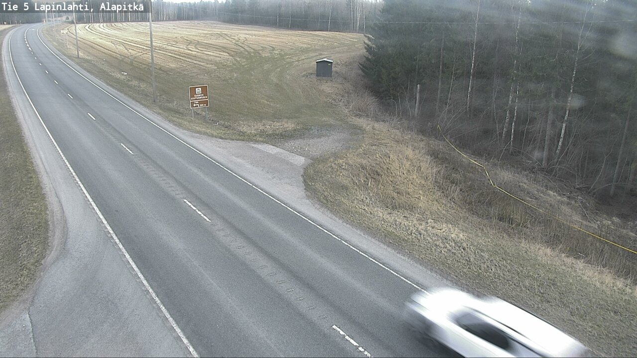 Weather Camera Image Väg 5 Lapinlax, Alapitkä, Lapinlahti, Pohjois-Savo
