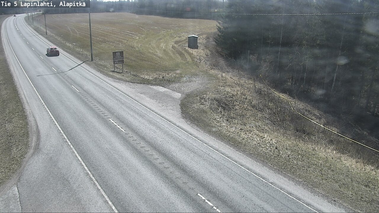 Weather Camera Image Väg 5 Lapinlax, Alapitkä, Lapinlahti, Pohjois-Savo