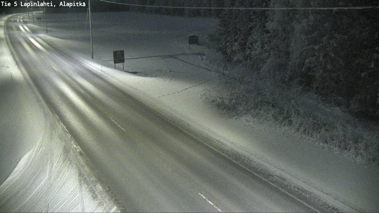 Weather Camera Image Road 5 Lapinlahti, Alapitkä, Lapinlahti, Pohjois-Savo