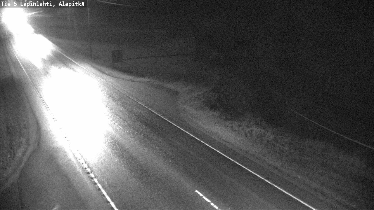 Weather Camera Image Väg 5 Lapinlax, Alapitkä, Lapinlahti, Pohjois-Savo