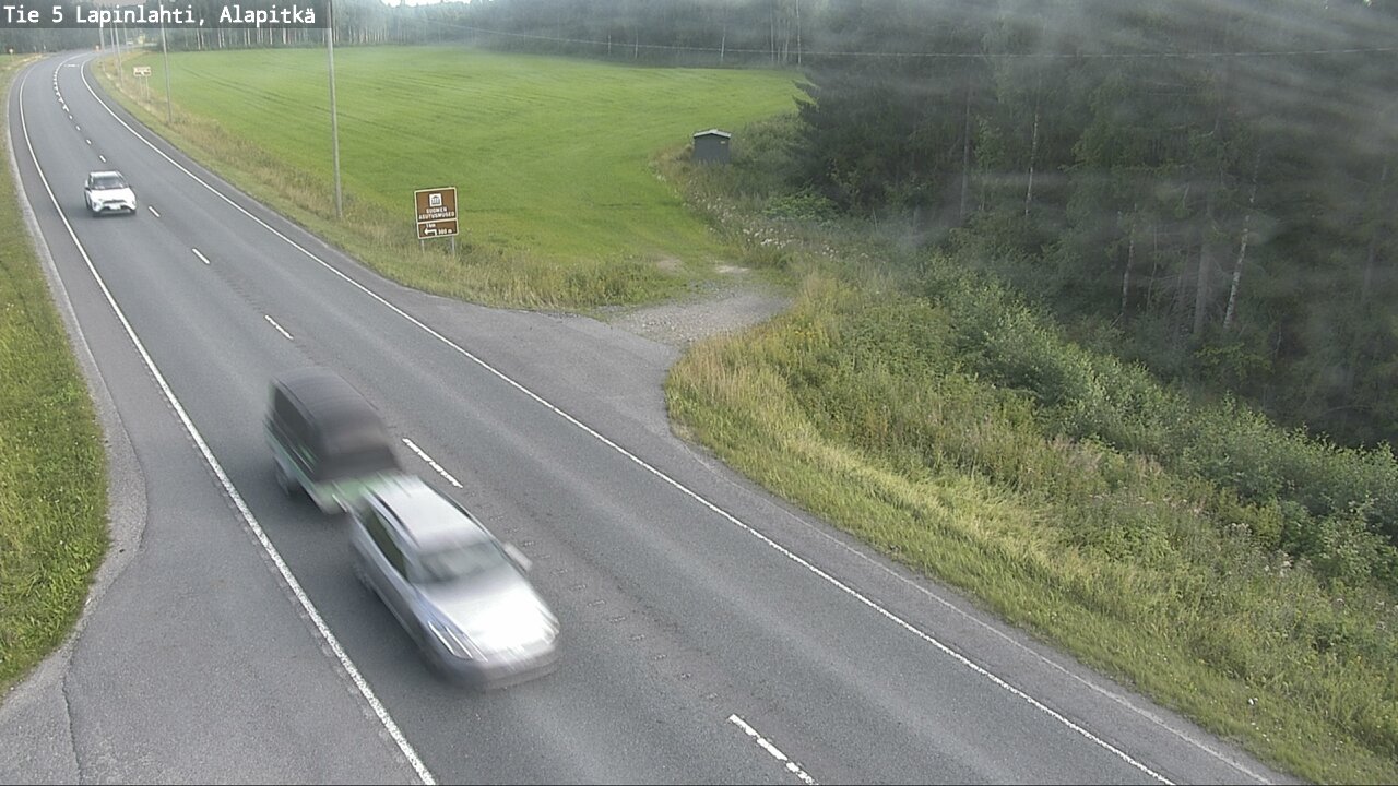 Kelikamerat Kuva Tie 5 Lapinlahti, Alapitkä, Lapinlahti, Pohjois-Savo