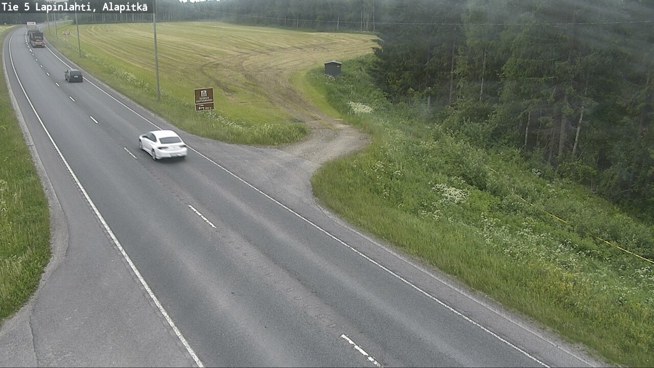 Kelikamerat Kuva Tie 5 Lapinlahti, Alapitkä, Lapinlahti, Pohjois-Savo