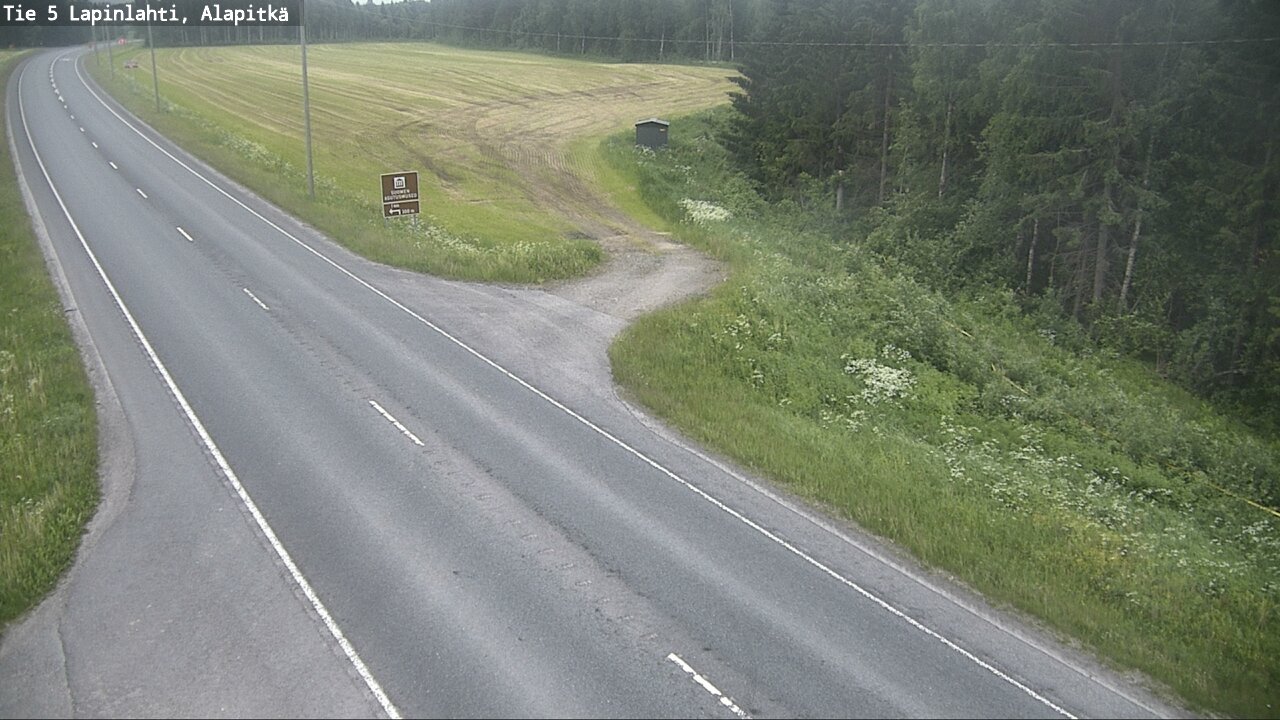Kelikamerat Kuva Tie 5 Lapinlahti, Alapitkä, Lapinlahti, Pohjois-Savo