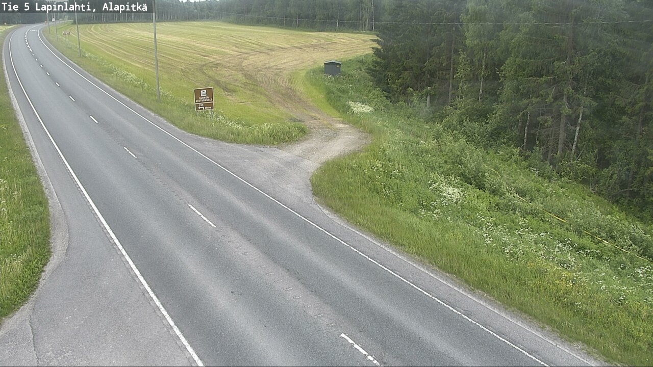 Kelikamerat Kuva Tie 5 Lapinlahti, Alapitkä, Lapinlahti, Pohjois-Savo