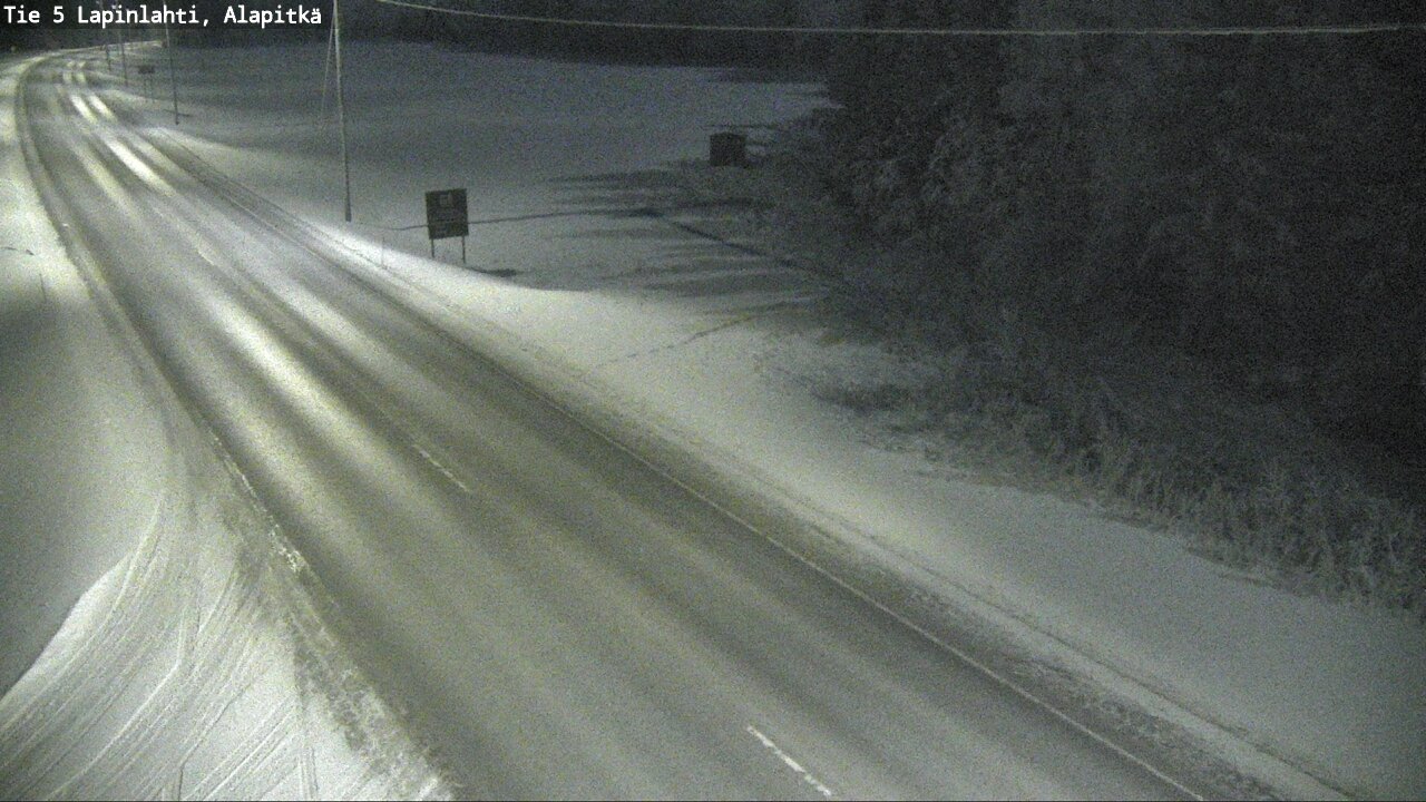 Weather Camera Image Road 5 Lapinlahti, Alapitkä, Lapinlahti, Pohjois-Savo