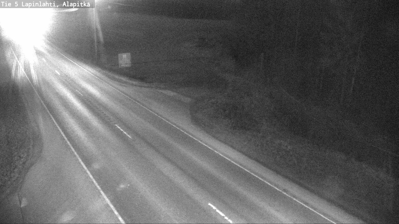 Weather Camera Image Väg 5 Lapinlax, Alapitkä, Lapinlahti, Pohjois-Savo