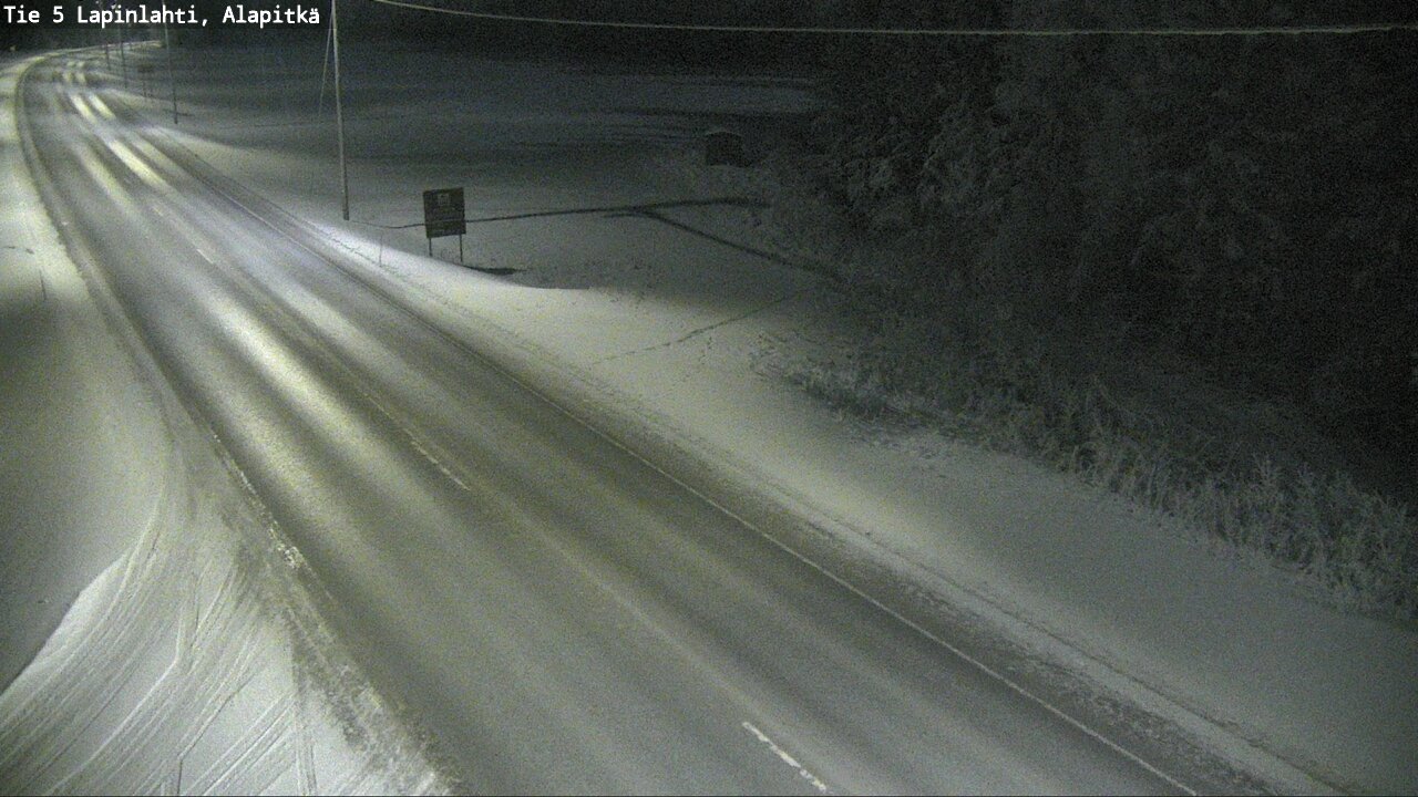 Weather Camera Image Väg 5 Lapinlax, Alapitkä, Lapinlahti, Pohjois-Savo