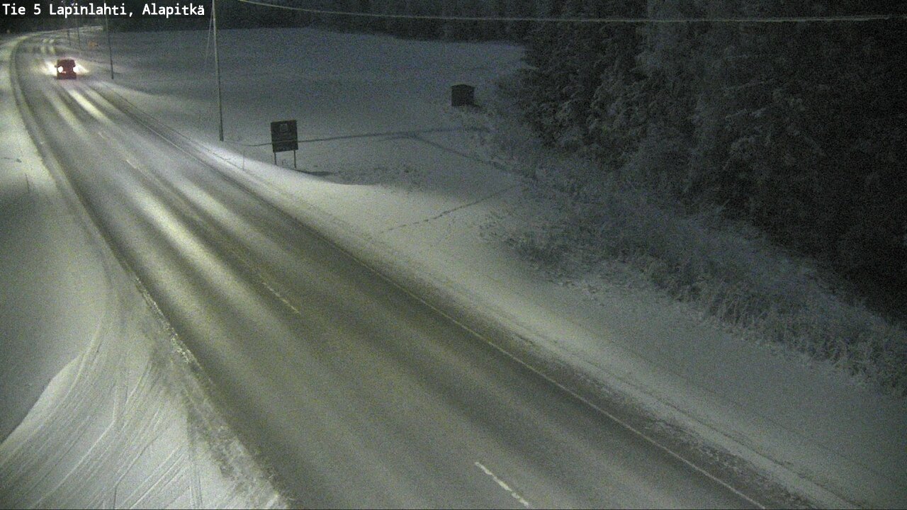 Weather Camera Image Road 5 Lapinlahti, Alapitkä, Lapinlahti, Pohjois-Savo