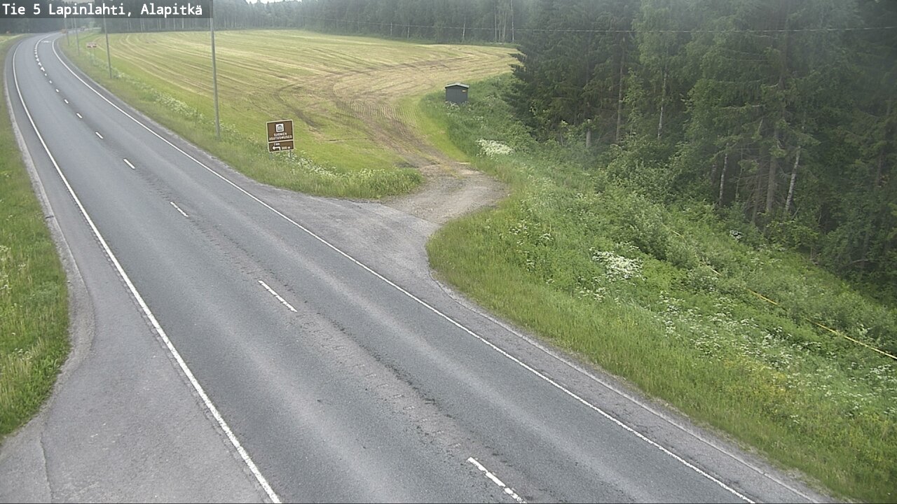 Kelikamerat Kuva Tie 5 Lapinlahti, Alapitkä, Lapinlahti, Pohjois-Savo