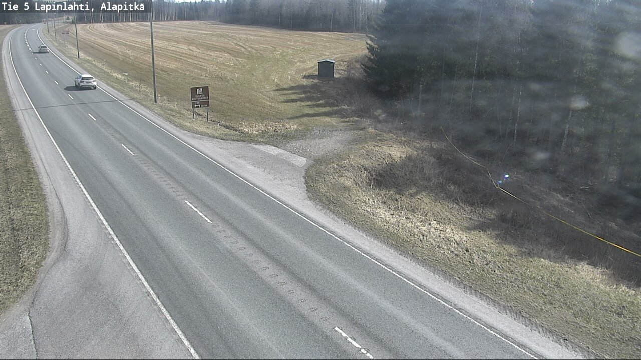 Weather Camera Image Väg 5 Lapinlax, Alapitkä, Lapinlahti, Pohjois-Savo