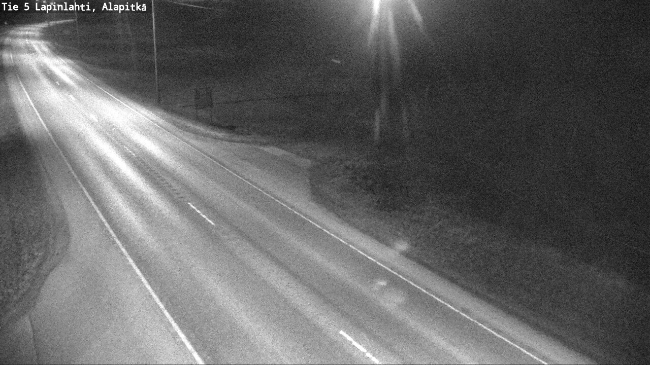 Weather Camera Image Väg 5 Lapinlax, Alapitkä, Lapinlahti, Pohjois-Savo