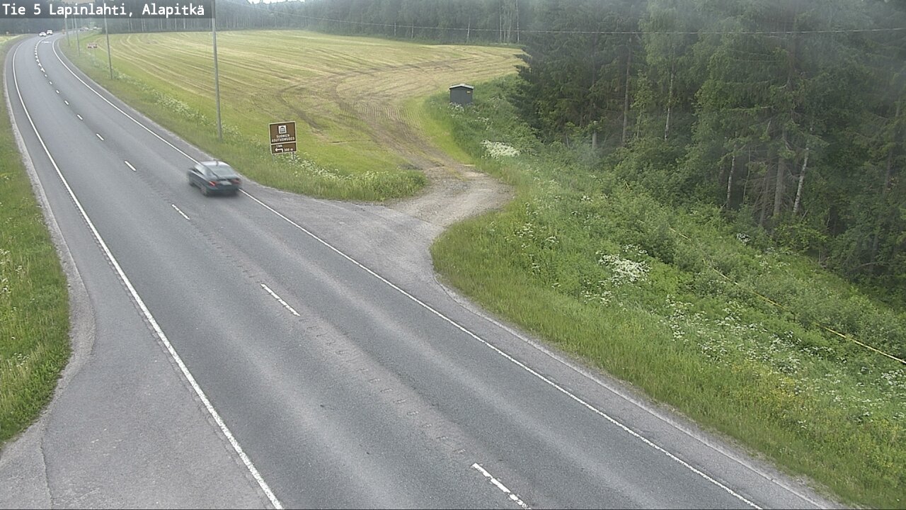 Kelikamerat Kuva Tie 5 Lapinlahti, Alapitkä, Lapinlahti, Pohjois-Savo