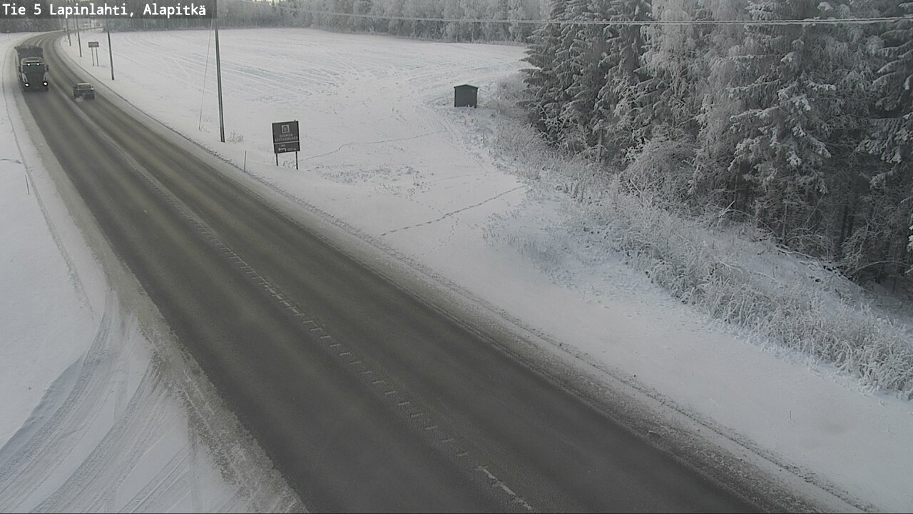 Weather Camera Image Road 5 Lapinlahti, Alapitkä, Lapinlahti, Pohjois-Savo