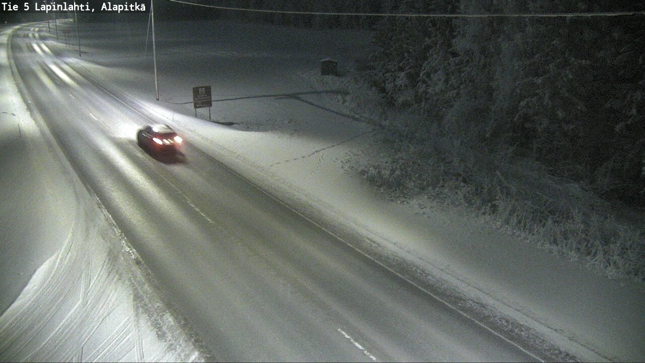 Weather Camera Image Road 5 Lapinlahti, Alapitkä, Lapinlahti, Pohjois-Savo