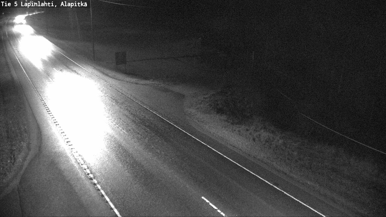 Weather Camera Image Road 5 Lapinlahti, Alapitkä, Lapinlahti, Pohjois-Savo