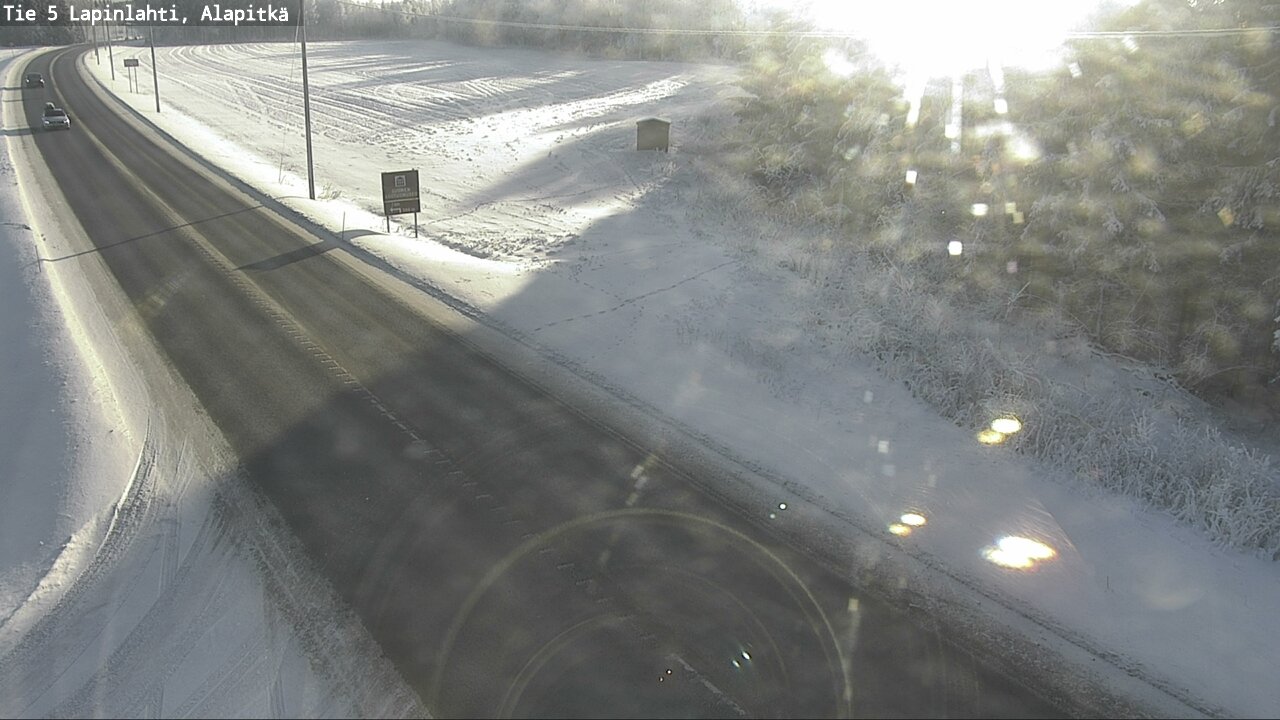 Weather Camera Image Road 5 Lapinlahti, Alapitkä, Lapinlahti, Pohjois-Savo