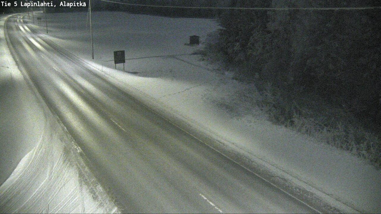 Weather Camera Image Road 5 Lapinlahti, Alapitkä, Lapinlahti, Pohjois-Savo