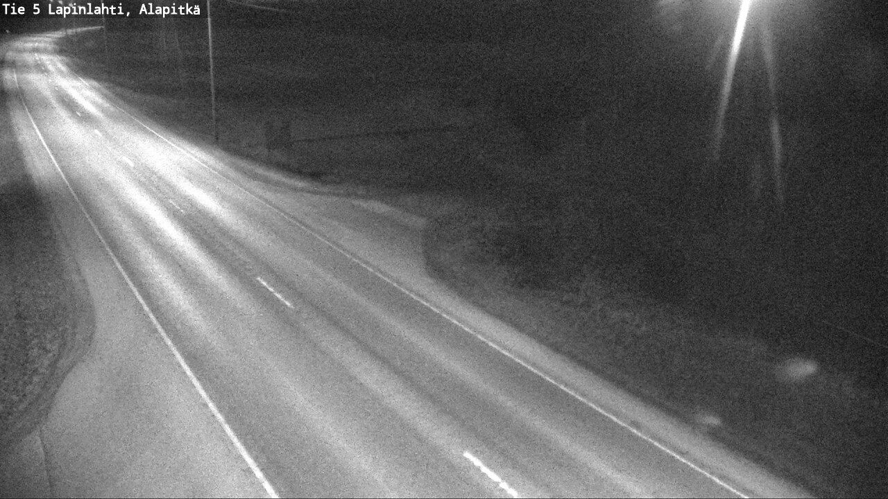 Weather Camera Image Väg 5 Lapinlax, Alapitkä, Lapinlahti, Pohjois-Savo