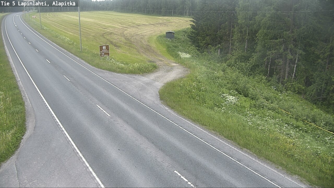 Kelikamerat Kuva Tie 5 Lapinlahti, Alapitkä, Lapinlahti, Pohjois-Savo