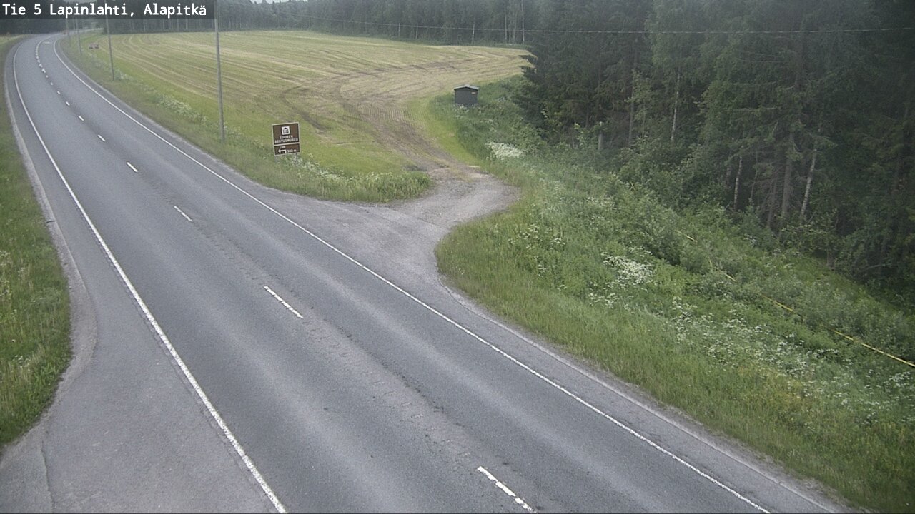 Kelikamerat Kuva Tie 5 Lapinlahti, Alapitkä, Lapinlahti, Pohjois-Savo