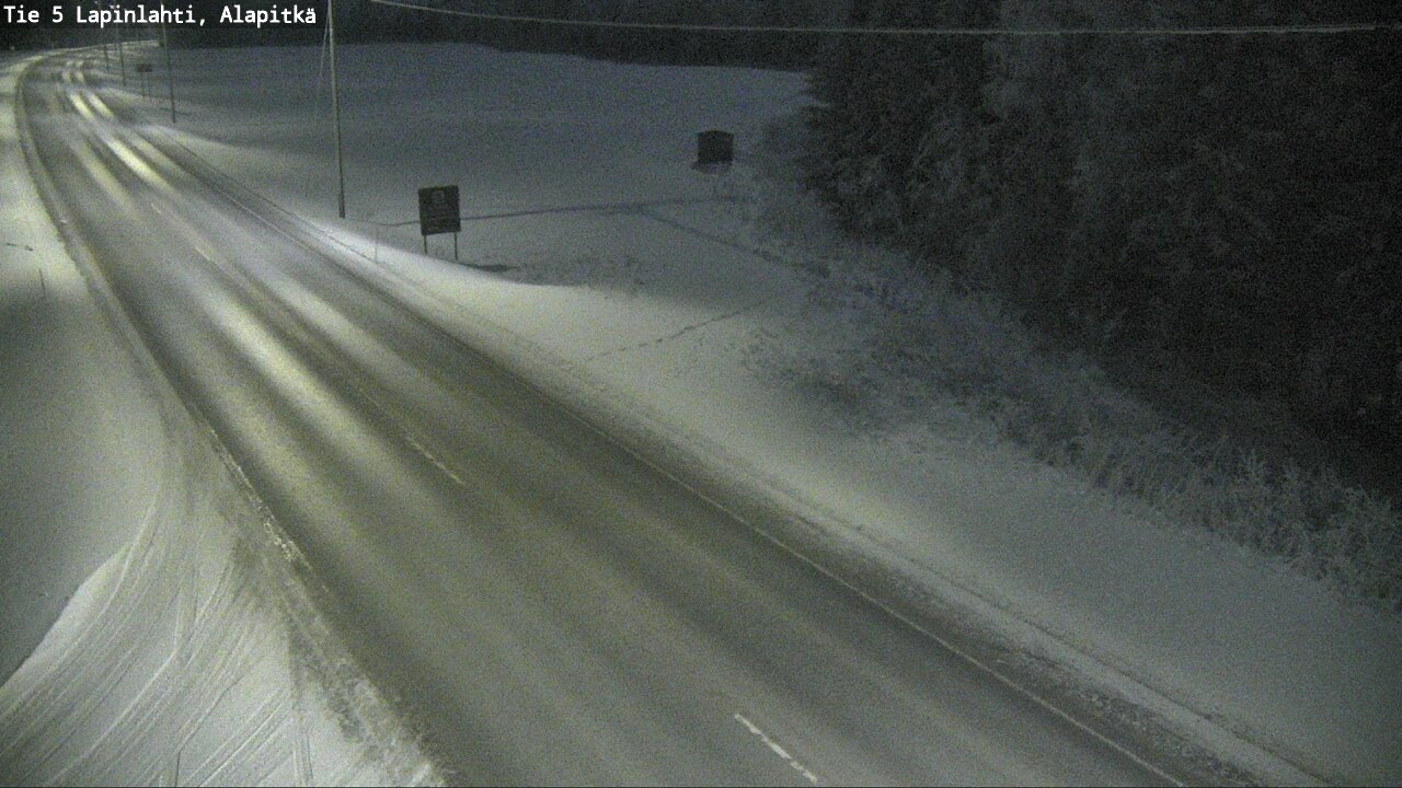 Weather Camera Image Road 5 Lapinlahti, Alapitkä, Lapinlahti, Pohjois-Savo