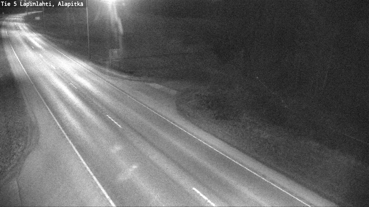 Weather Camera Image Väg 5 Lapinlax, Alapitkä, Lapinlahti, Pohjois-Savo
