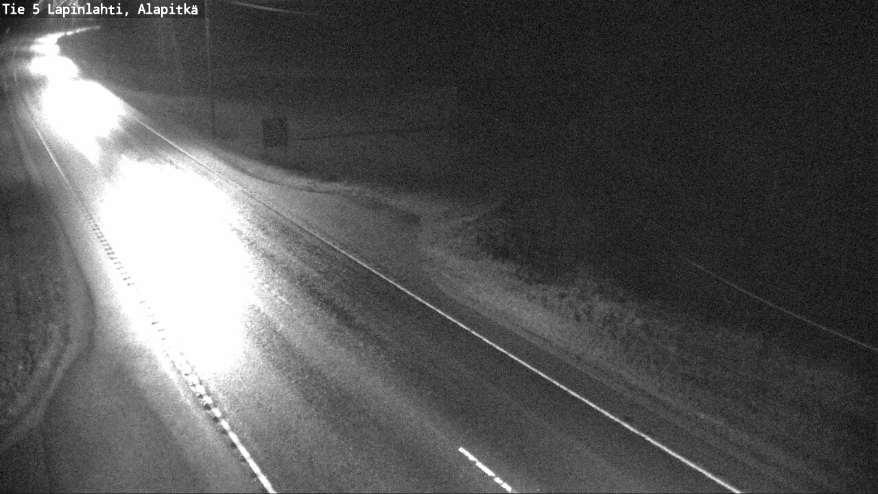 Weather Camera Image Road 5 Lapinlahti, Alapitkä, Lapinlahti, Pohjois-Savo