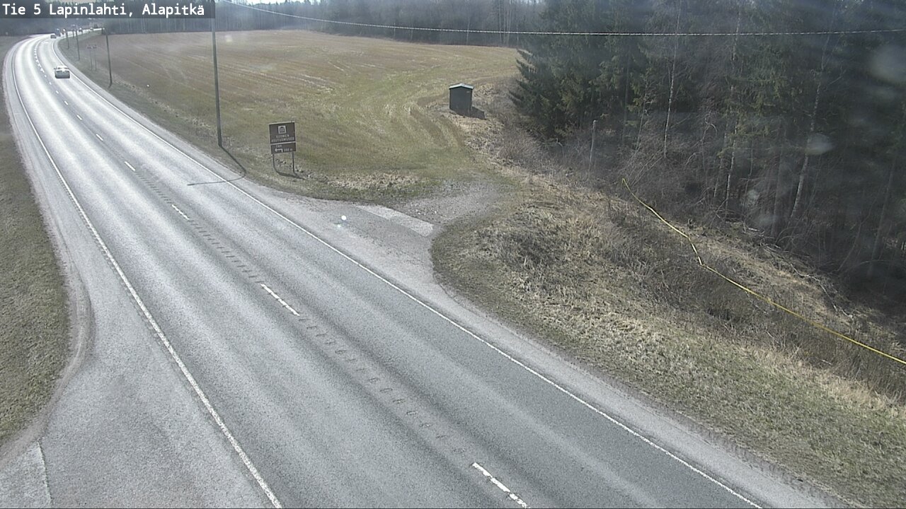 Weather Camera Image Road 5 Lapinlahti, Alapitkä, Lapinlahti, Pohjois-Savo