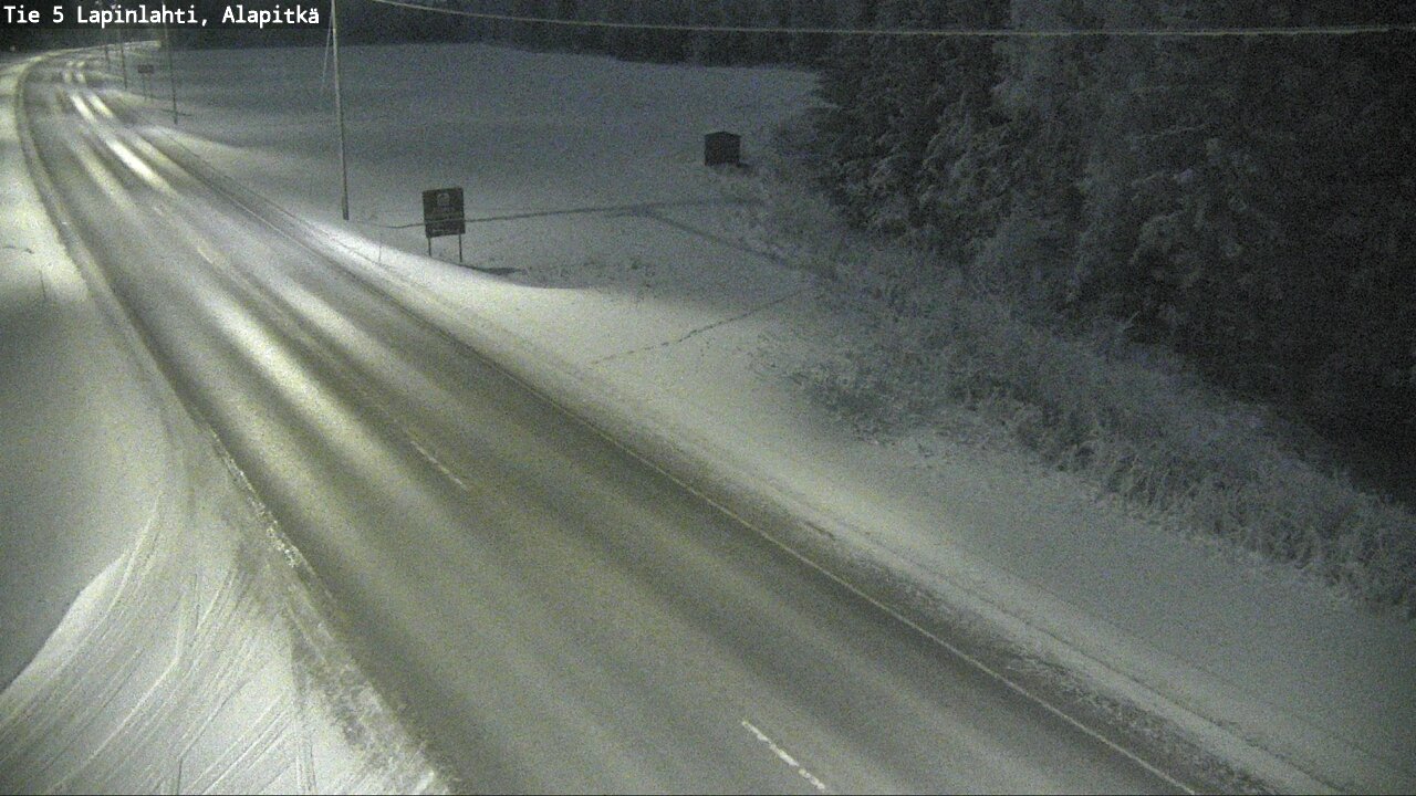 Weather Camera Image Road 5 Lapinlahti, Alapitkä, Lapinlahti, Pohjois-Savo