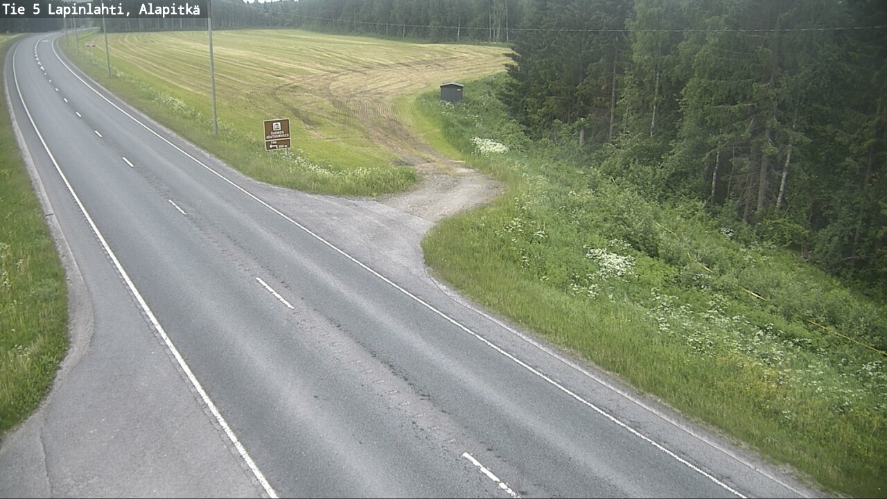 Kelikamerat Kuva Tie 5 Lapinlahti, Alapitkä, Lapinlahti, Pohjois-Savo
