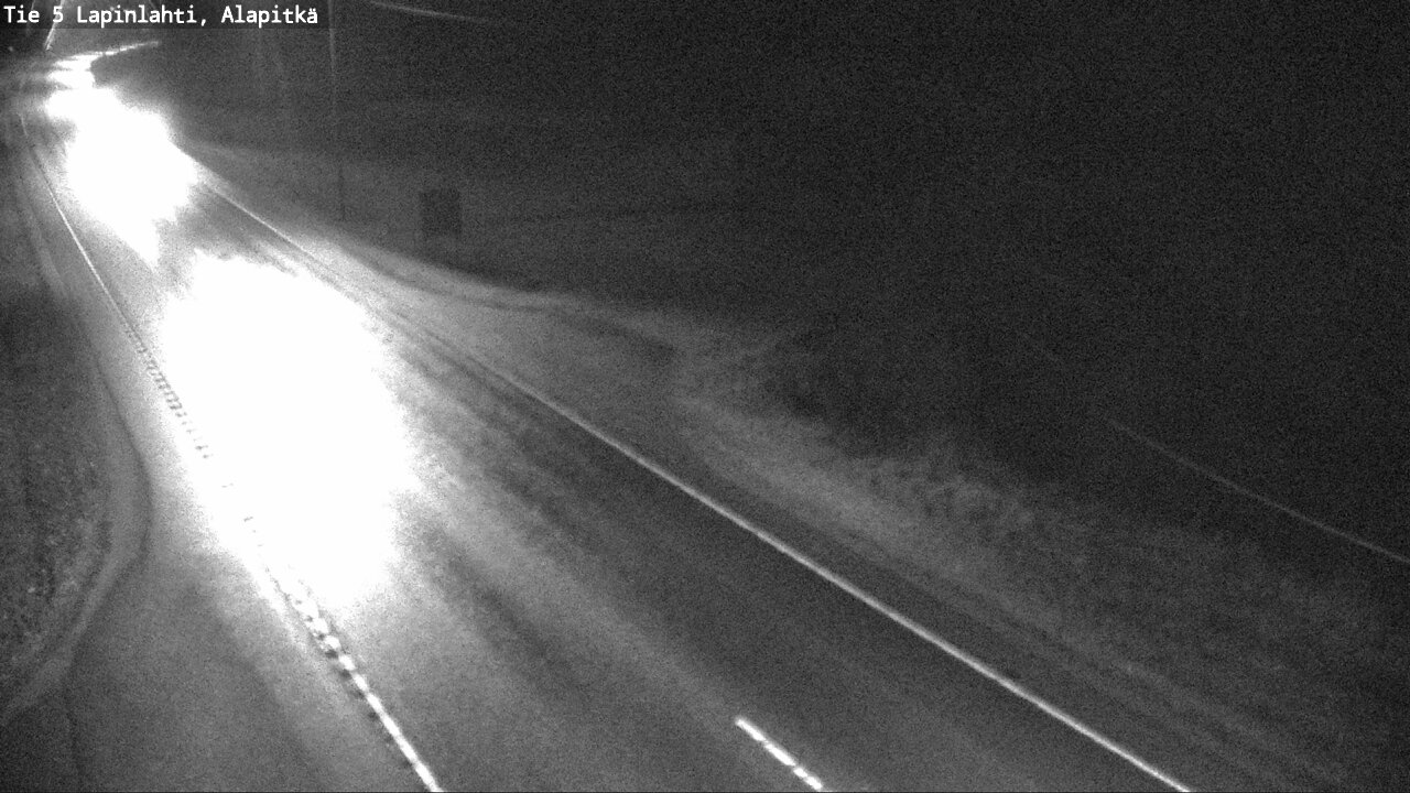 Weather Camera Image Road 5 Lapinlahti, Alapitkä, Lapinlahti, Pohjois-Savo