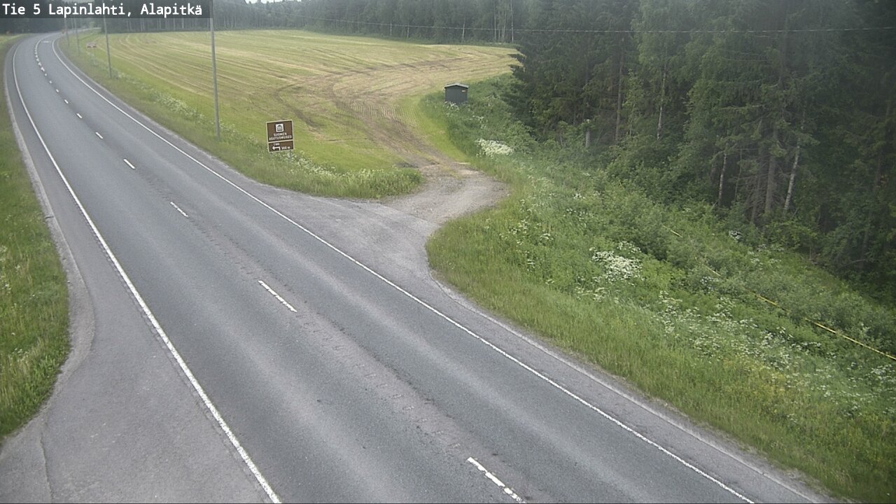 Kelikamerat Kuva Tie 5 Lapinlahti, Alapitkä, Lapinlahti, Pohjois-Savo