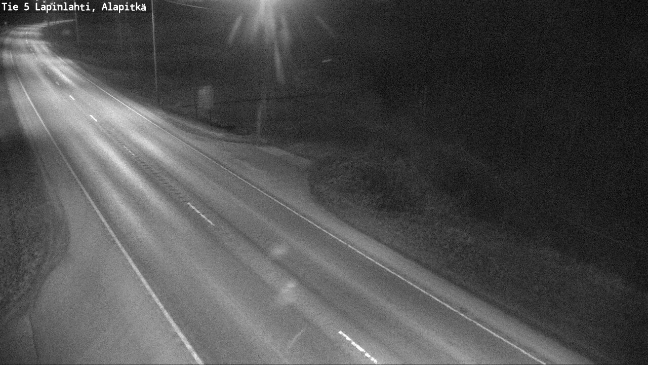 Weather Camera Image Väg 5 Lapinlax, Alapitkä, Lapinlahti, Pohjois-Savo