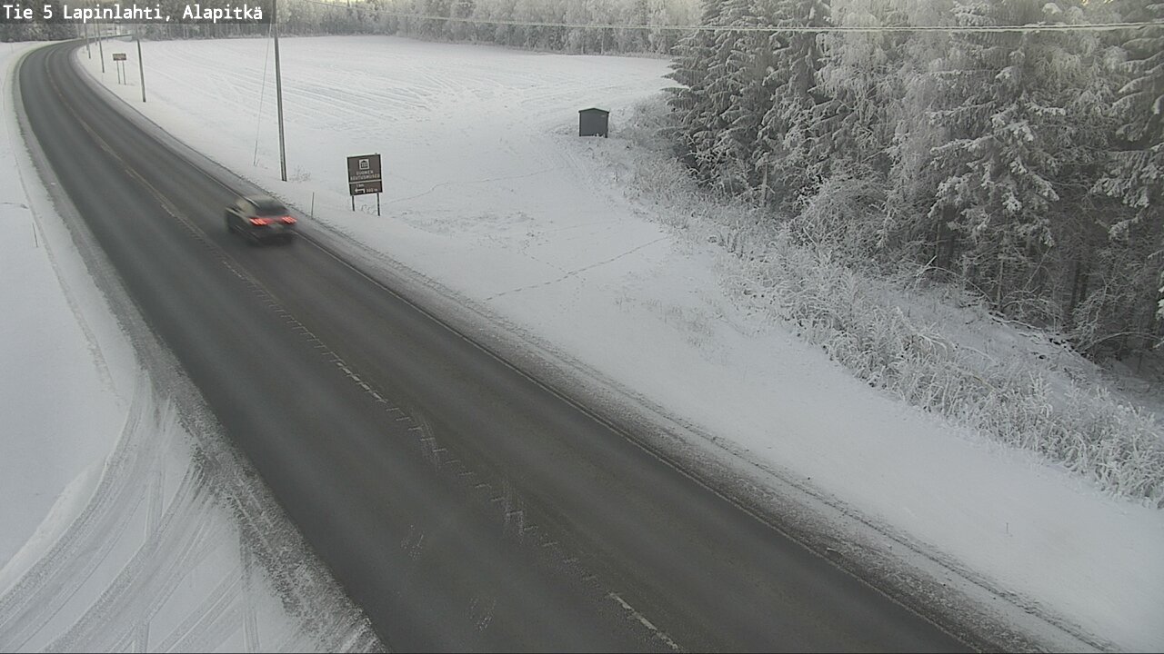 Weather Camera Image Road 5 Lapinlahti, Alapitkä, Lapinlahti, Pohjois-Savo