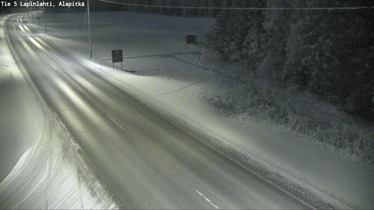 Weather Camera Image Road 5 Lapinlahti, Alapitkä, Lapinlahti, Pohjois-Savo