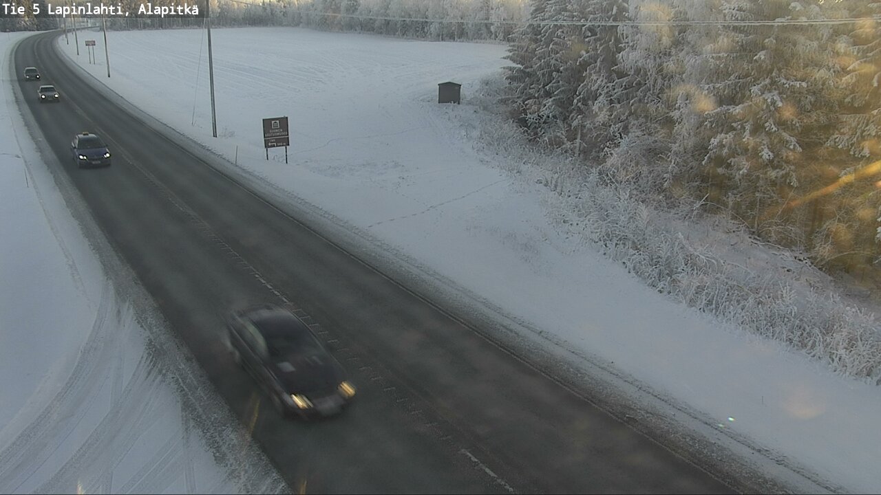 Weather Camera Image Road 5 Lapinlahti, Alapitkä, Lapinlahti, Pohjois-Savo