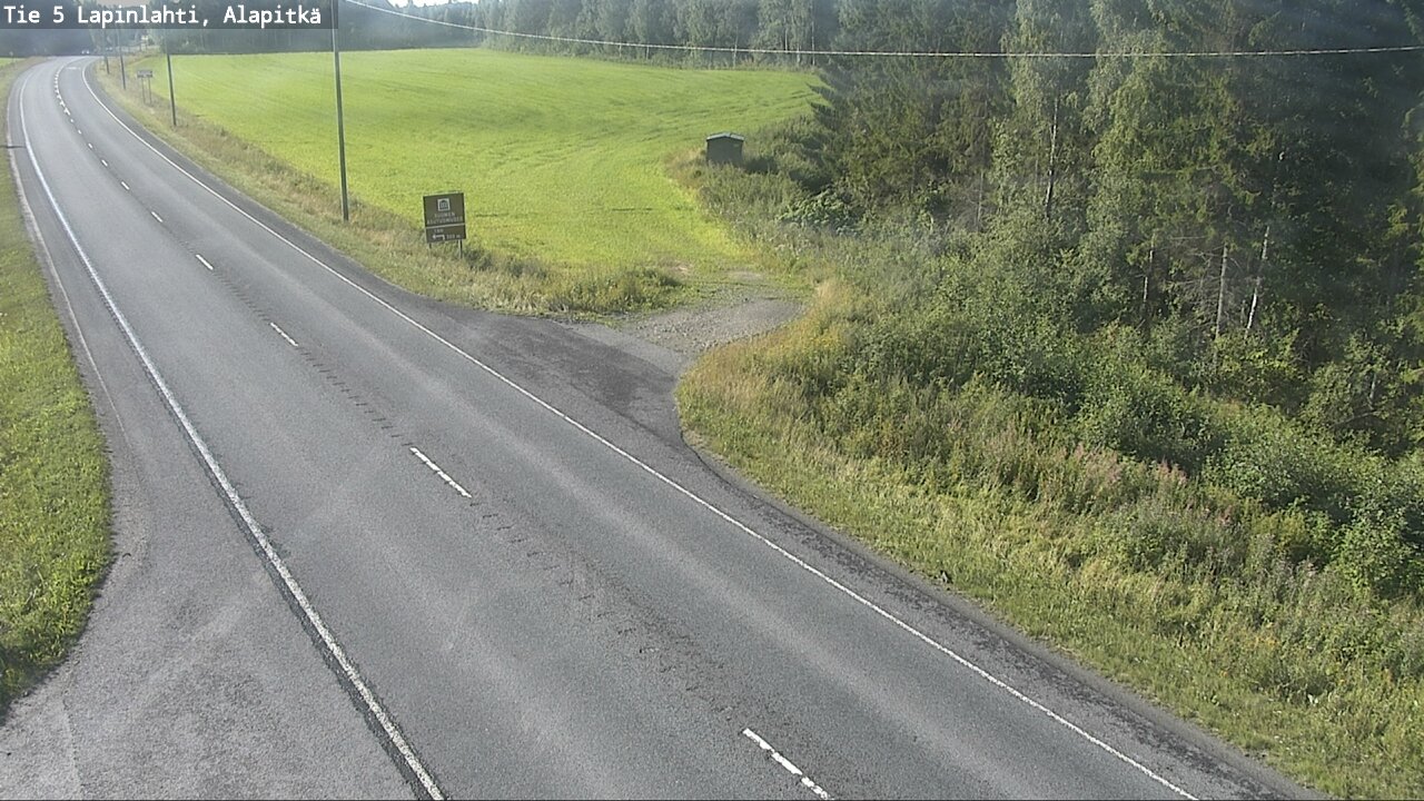 Kelikamerat Kuva Tie 5 Lapinlahti, Alapitkä, Lapinlahti, Pohjois-Savo