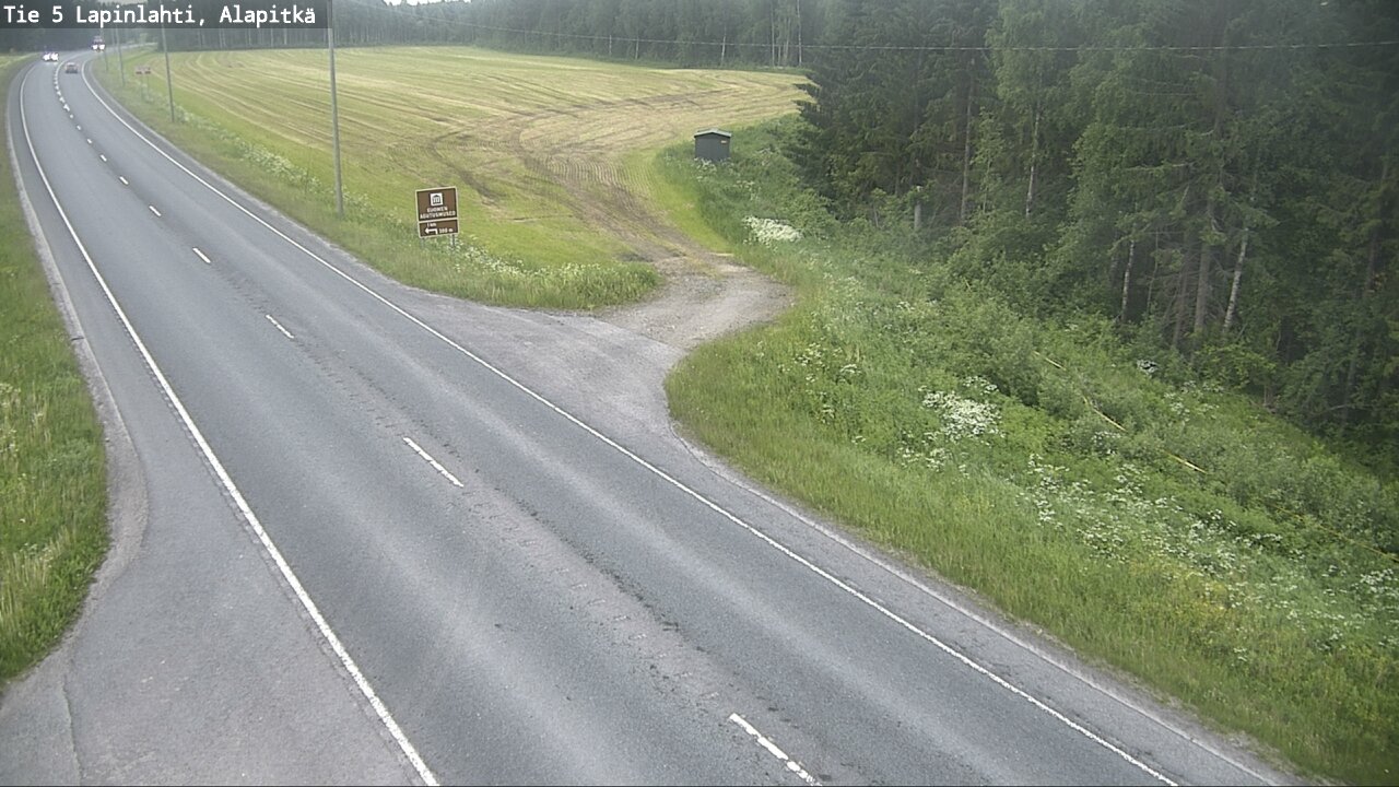 Kelikamerat Kuva Tie 5 Lapinlahti, Alapitkä, Lapinlahti, Pohjois-Savo