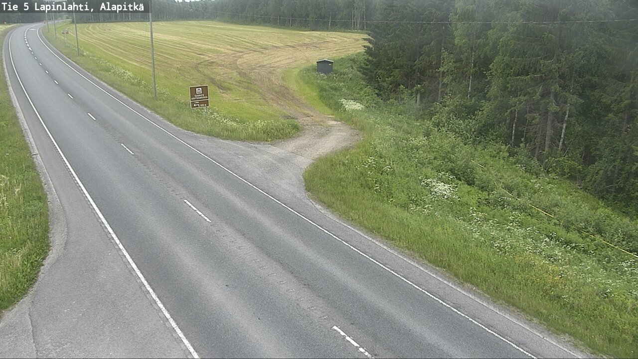 Kelikamerat Kuva Tie 5 Lapinlahti, Alapitkä, Lapinlahti, Pohjois-Savo