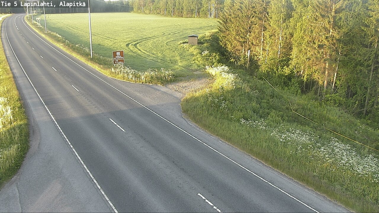 Kelikamerat Kuva Tie 5 Lapinlahti, Alapitkä, Lapinlahti, Pohjois-Savo