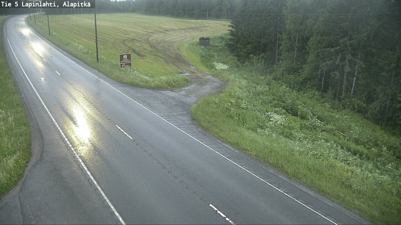 Kelikamerat Kuva Tie 5 Lapinlahti, Alapitkä, Lapinlahti, Pohjois-Savo