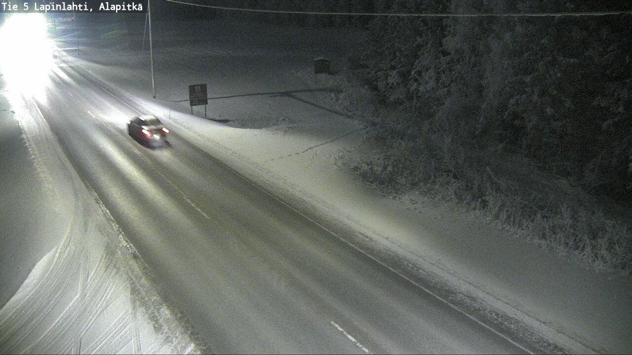 Weather Camera Image Road 5 Lapinlahti, Alapitkä, Lapinlahti, Pohjois-Savo