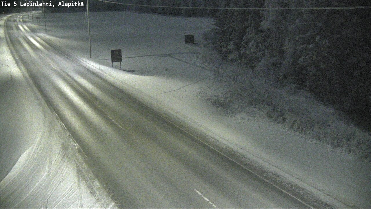 Weather Camera Image Road 5 Lapinlahti, Alapitkä, Lapinlahti, Pohjois-Savo
