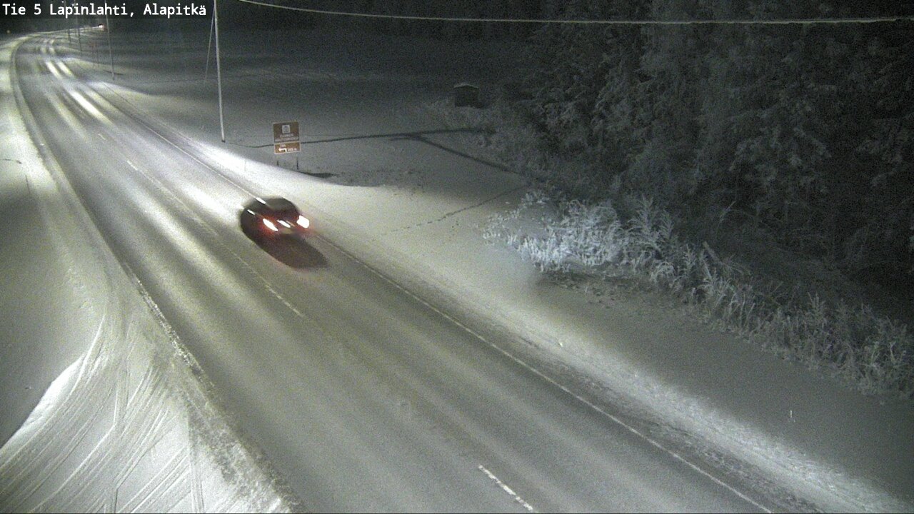 Weather Camera Image Road 5 Lapinlahti, Alapitkä, Lapinlahti, Pohjois-Savo