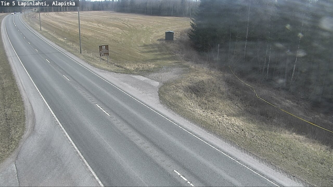 Weather Camera Image Väg 5 Lapinlax, Alapitkä, Lapinlahti, Pohjois-Savo