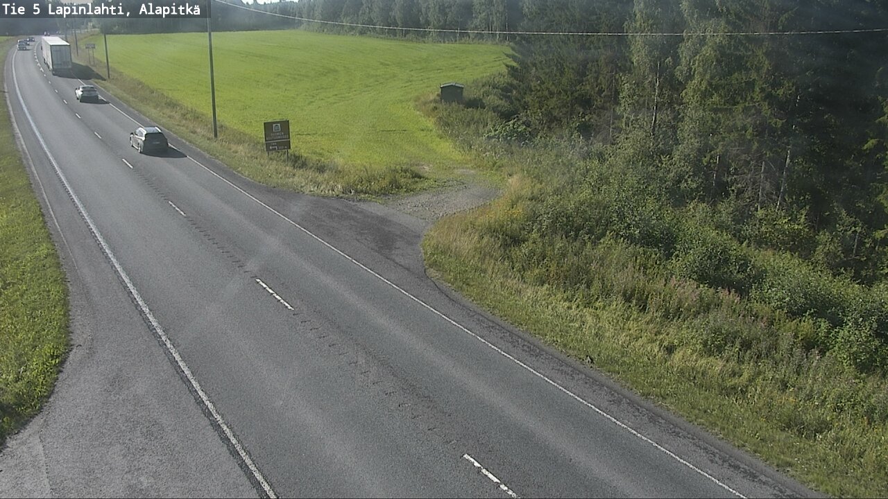 Kelikamerat Kuva Tie 5 Lapinlahti, Alapitkä, Lapinlahti, Pohjois-Savo