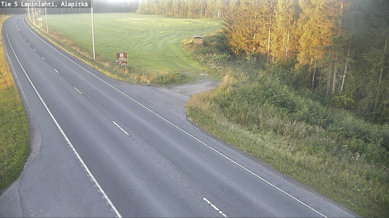 Kelikamerat Kuva Tie 5 Lapinlahti, Alapitkä, Lapinlahti, Pohjois-Savo