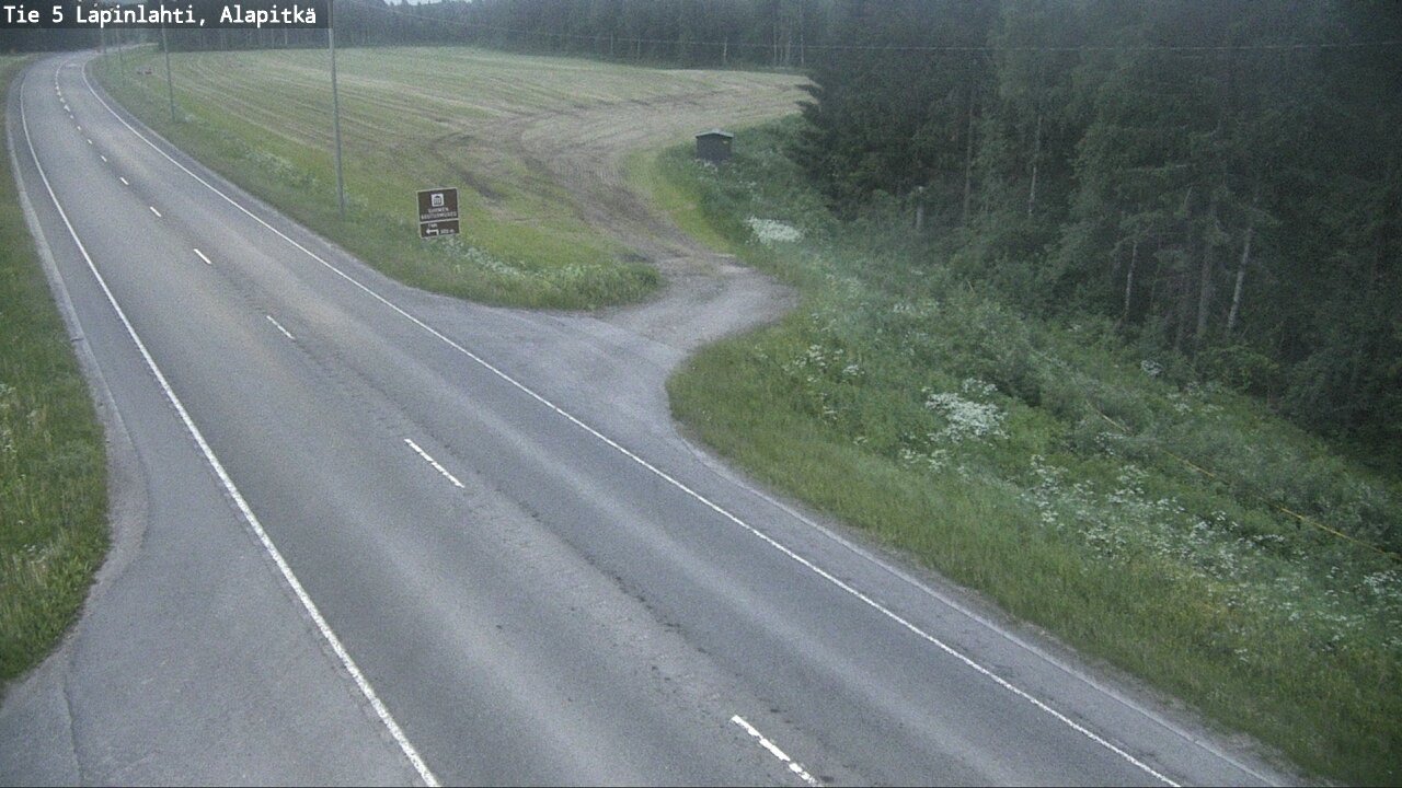 Kelikamerat Kuva Tie 5 Lapinlahti, Alapitkä, Lapinlahti, Pohjois-Savo