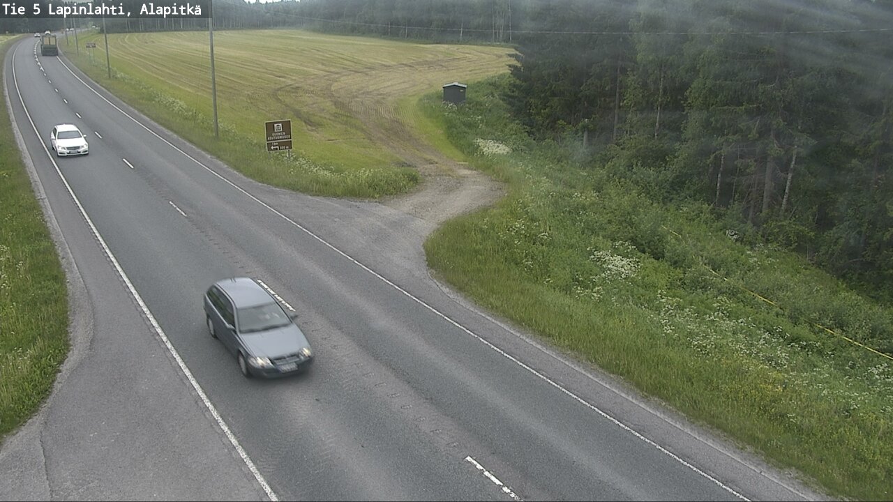 Kelikamerat Kuva Tie 5 Lapinlahti, Alapitkä, Lapinlahti, Pohjois-Savo